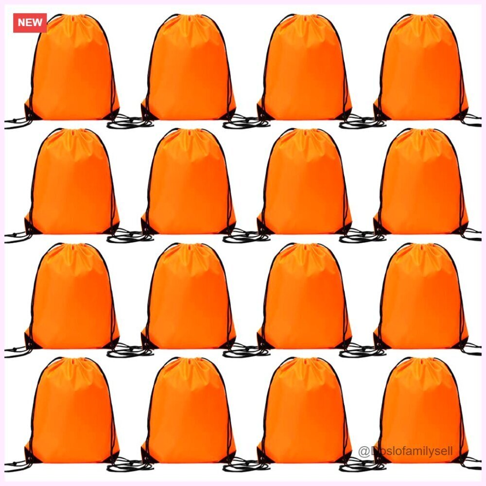 Polyester Drawstring Bags, Gym Sports Cinch Bag Backpack